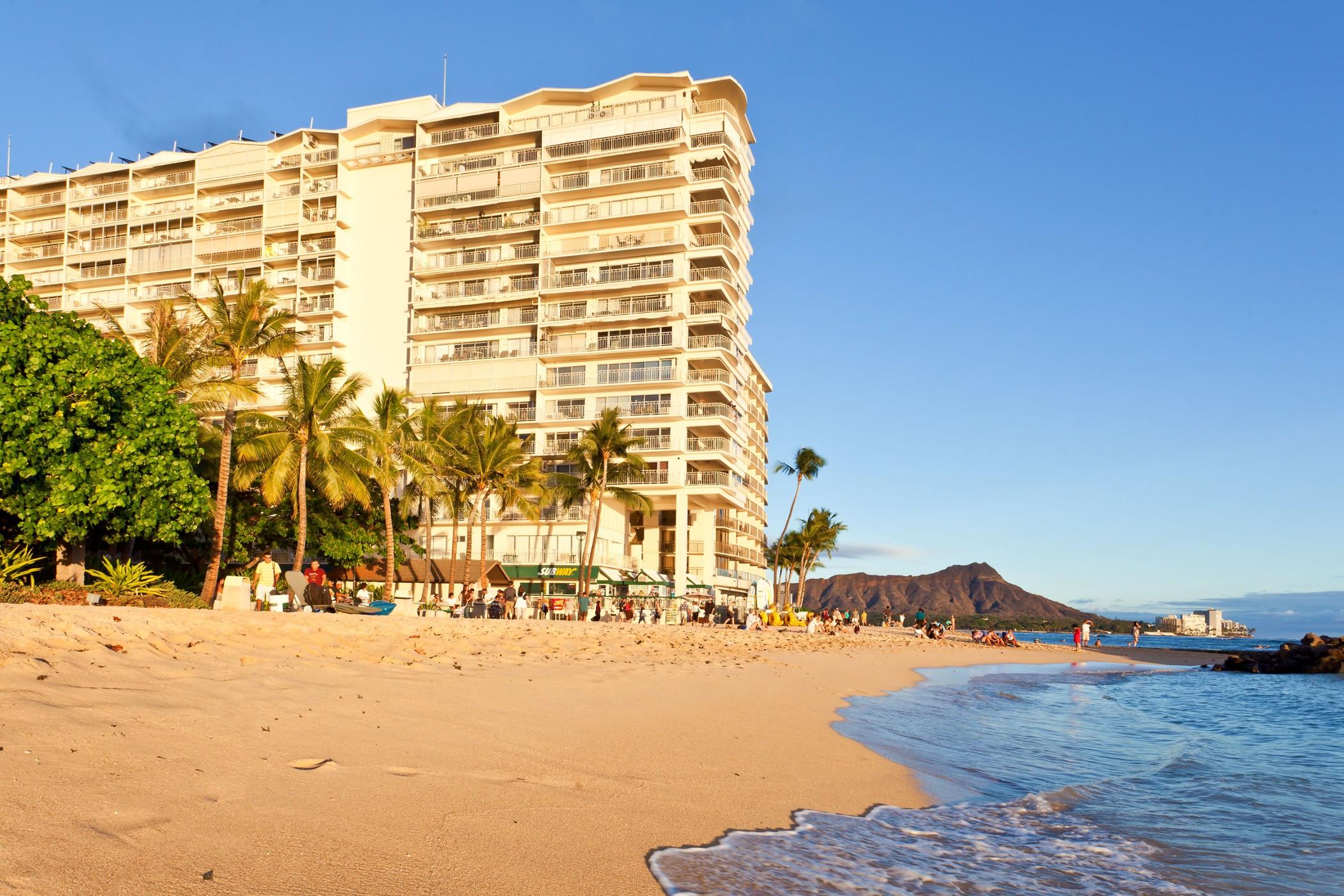 Castle Waikiki Shore Honolulu Exteriör bild