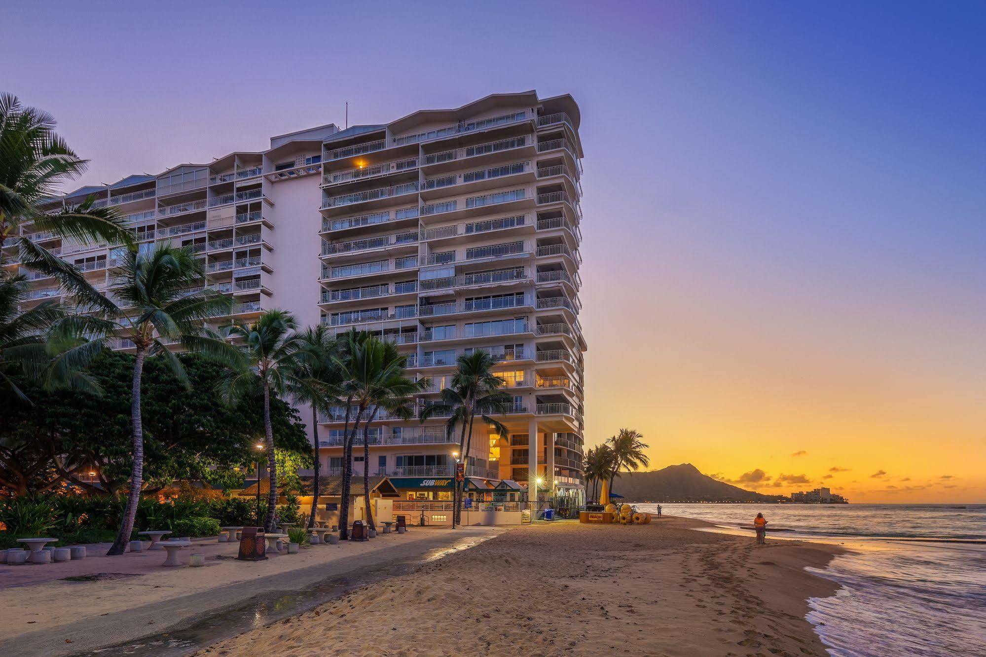 Castle Waikiki Shore Honolulu Exteriör bild